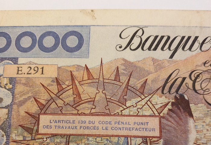 Algeriet. - 10000 francs 1957 - Pick 110  (Ingen mindstepris)