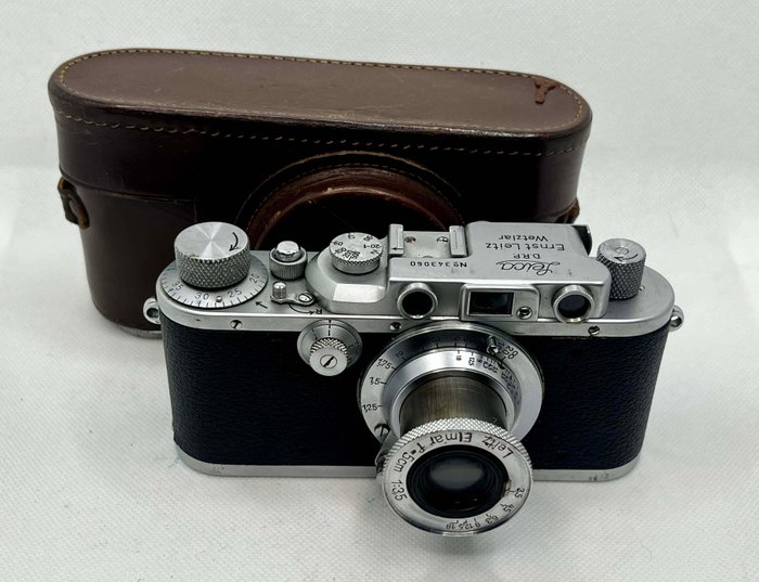 Leica III + Elmar 50 Rangefinder søgerkamera  (Ingen mindstepris)