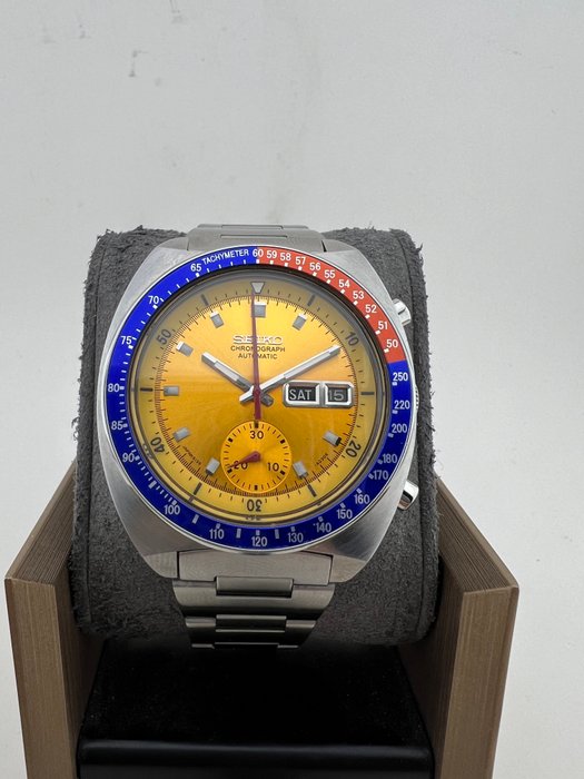 Seiko - Pogue Pepsi Dial Automatic Chronograph - 6139-6002 - Mænd - 1970-1979