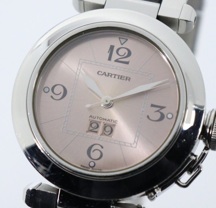 Cartier - Pasha Big Date - Ingen mindstepris - 2475/W31058M7 - Unisex - 2000-2010