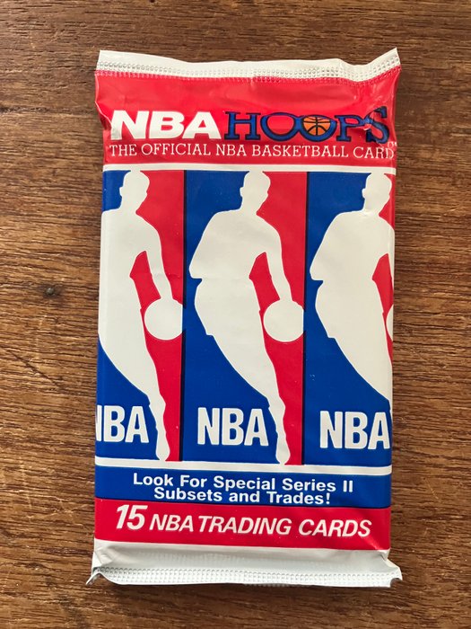 1990/91 NBA Hoops Series II - 10 Pack - Glimrende (EX)