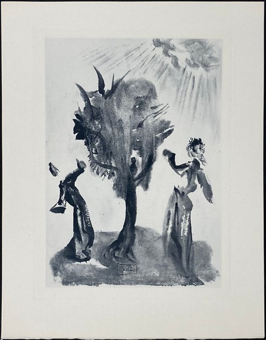 Salvador Dali (1904-1989) - The Tree of Punishment - Divine Comedy