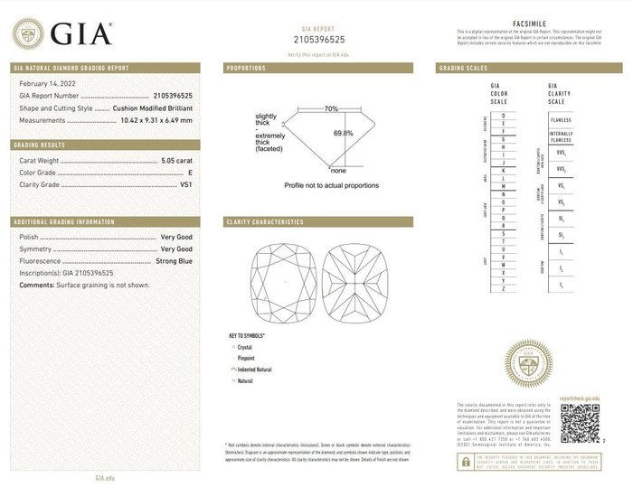 Ring - 18 kraat Hvidguld Diamant (Natur)