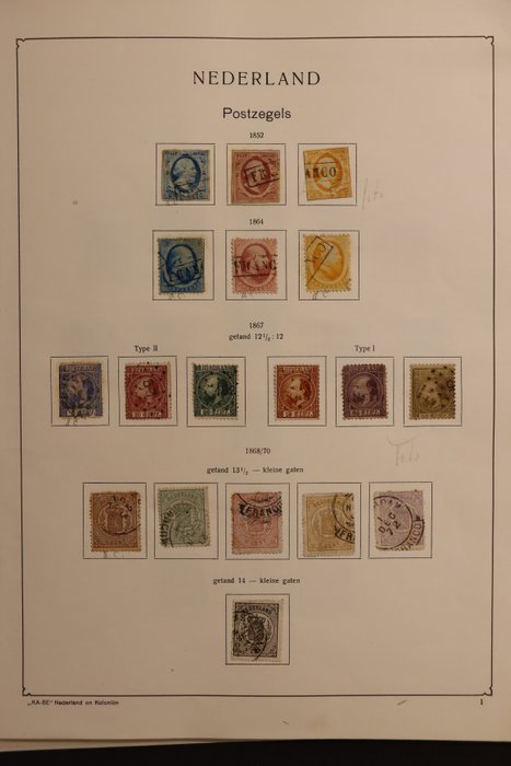 Holland 1852/1940 - Samling på magasiner - velfyldt klassiker