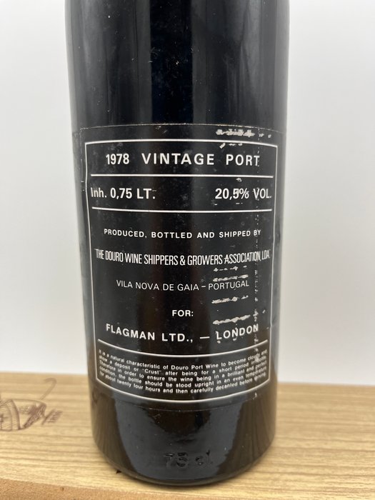 1978 Flagman - The Douro Wine Shippers And Growers Association - Vintage Port -  Douro  - 1 Flaske (0,75L)