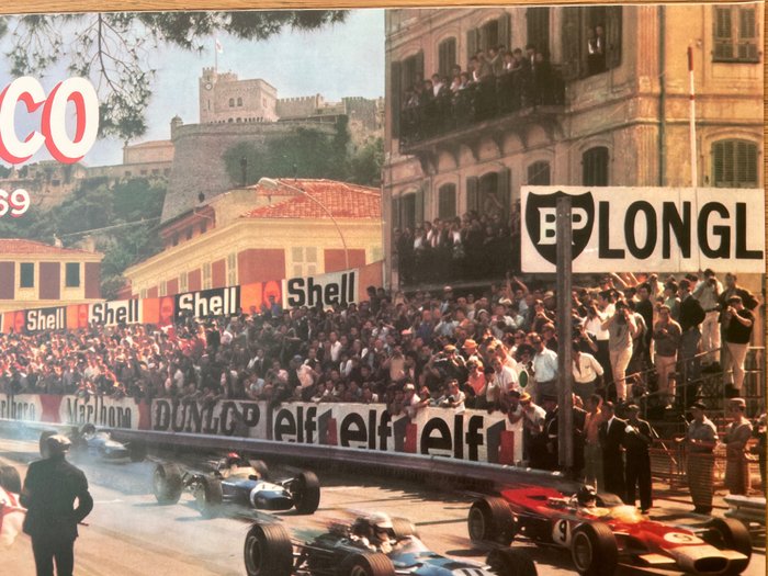 Anonymous - Poster pubblicitario- GP Monaco 1969- (After) - 1980‹erne