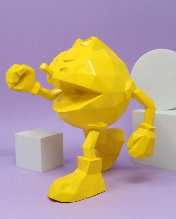 Richard Orlinski (1966) - Pac-Man - THE OFFICIAL SCULPTURE - Yellow