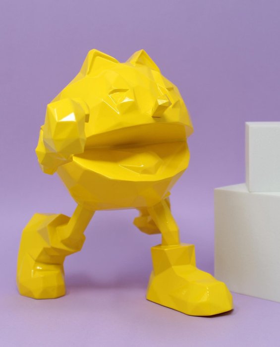 Richard Orlinski (1966) - Pac-Man - THE OFFICIAL SCULPTURE - Yellow