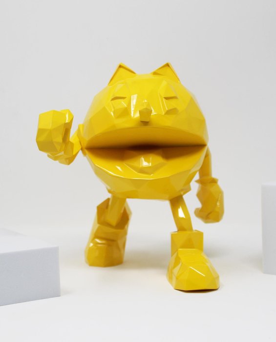 Richard Orlinski (1966) - Pac-Man - THE OFFICIAL SCULPTURE - Yellow