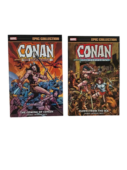 Conan the Barbarian Epic Collection Volume 1 and 2 - 2 Album - Første udgave - 2020/2021