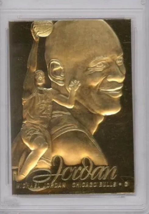 1996/97 Fleer 23KT Gold Michael Jordan Flair Showcase WCG 10 - 1 Graded card