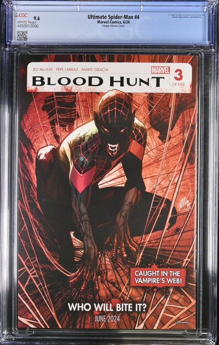 Ultimate Spider-Man #4 - Torque Variant Cover - 1 Graded comic - Første udgave/genoptryk - CGC 9.6