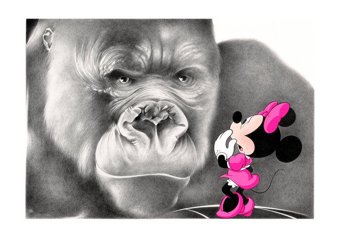 Jaume Esteve - Minnie Mouse  King Kong [1933 Film] - Hand Signed