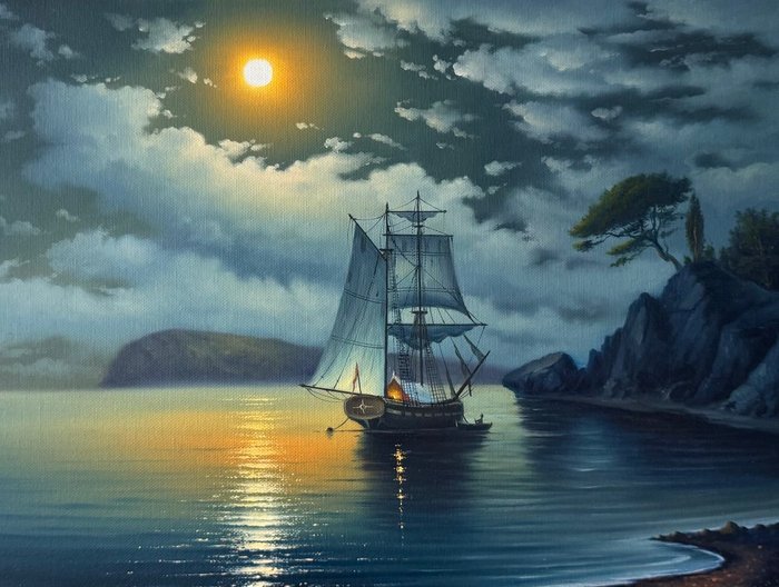 Stoev Serhii (1971) - Moonlight voyage