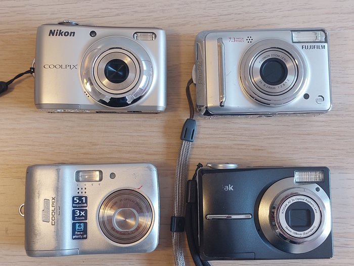 Fuji, Kodak, Nikon FinePix A700, Coolpix L21, Coolpix L3, EASYSHARE C913 Digitalkamera