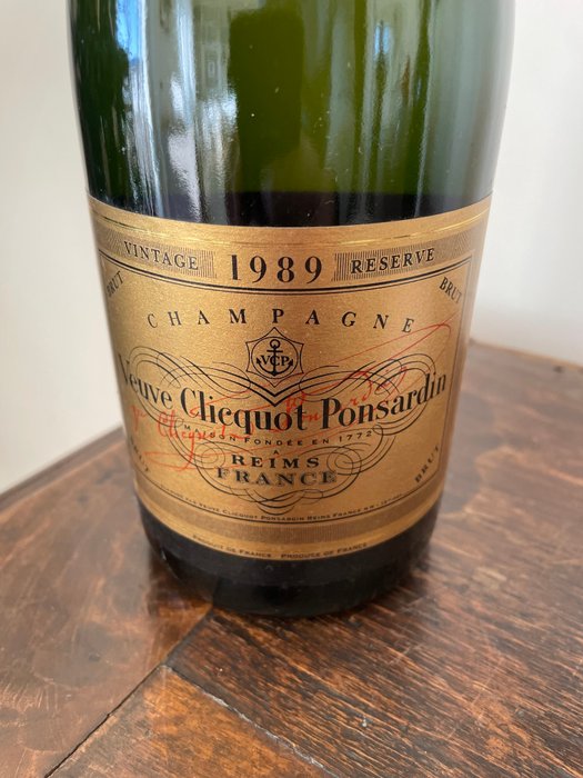 1989 Veuve Clicquot - Champagne - 1 Flaske (0,75L)