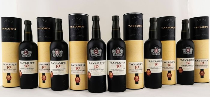 Taylor's - 10 years old Tawny -  Porto  - 6 Flasker (0,75 L)