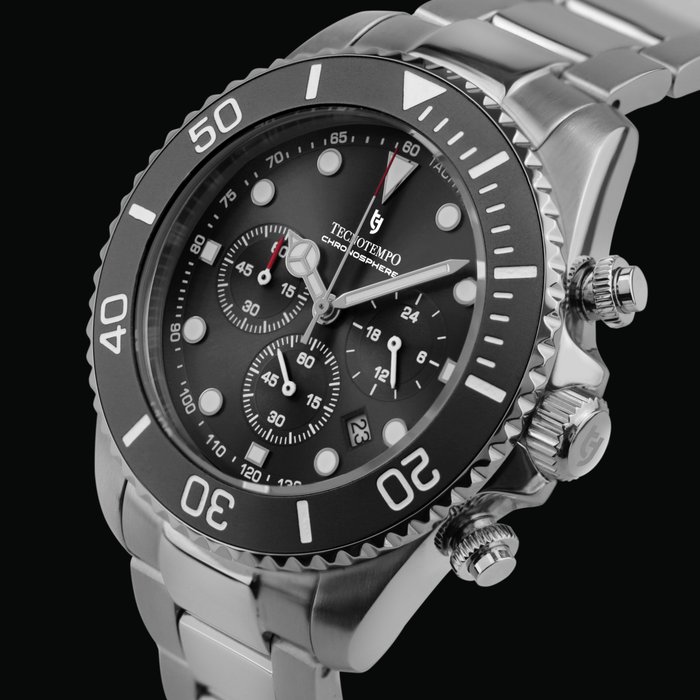 Tecnotempo - Chronograph 100M - "Chronosphere" Limited Edition - - TT.100CS.GR - Mænd - 2011-nu