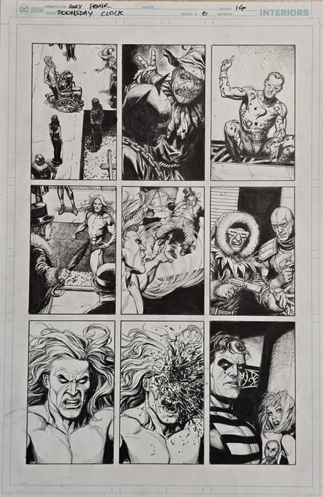 Gary Frank - 1 Original page - Doomsday Clock - #6 pag.14