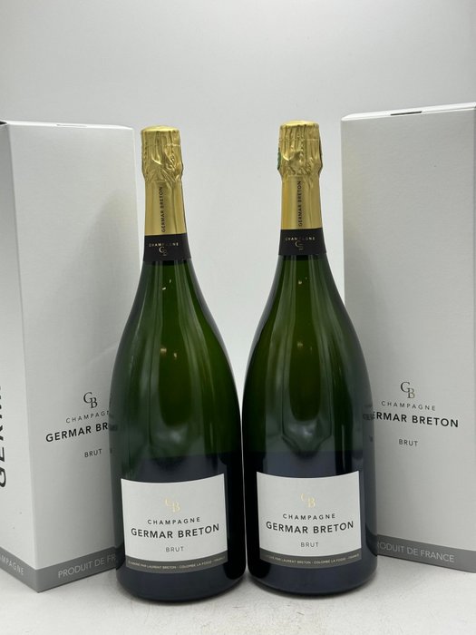 Germar Breton, Brut - Champagne Brut - 2 Magnummer (1,5 L)