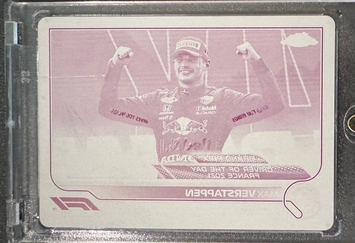 2023 - Topps - Chrome F1 - Max Verstappen - #179 Magenta 1/1 Printing Plate - 1 Card