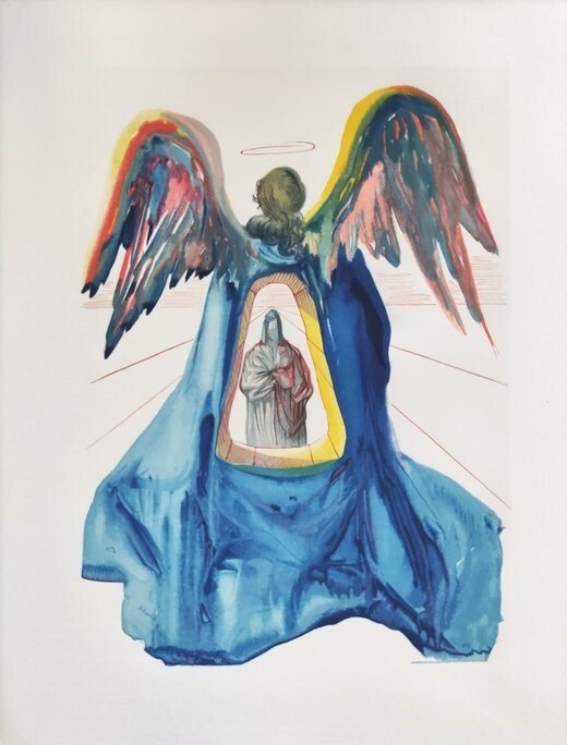 Salvador Dali (1904-1989) - The Purgatory, Canto 33 - Dante Purified