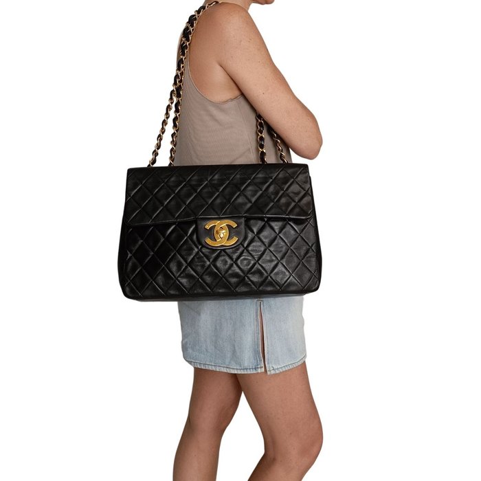 Chanel - Matelasse 34 Maxi - Crossbody-taske