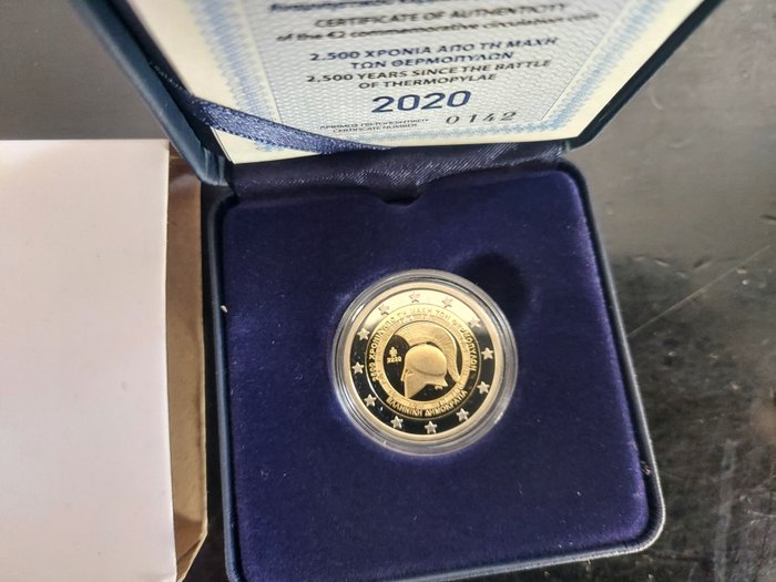 Grækenland 2 Euro Greece  2020 "Battle of Thermopylae" Proof  (Ingen mindstepris)