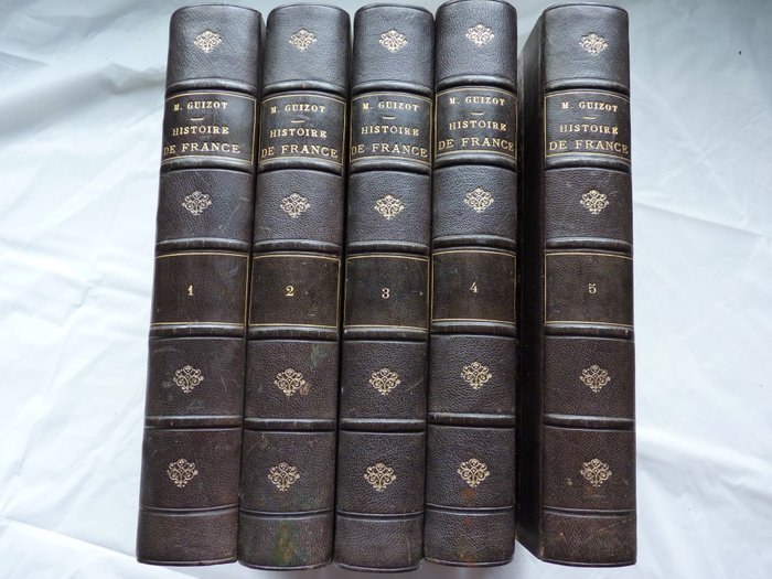 François Guizot - L'histoire de France depuis les temps les plus reculés jusqu'en 1789 racontée à mes petits-enfants. - 1872/1876