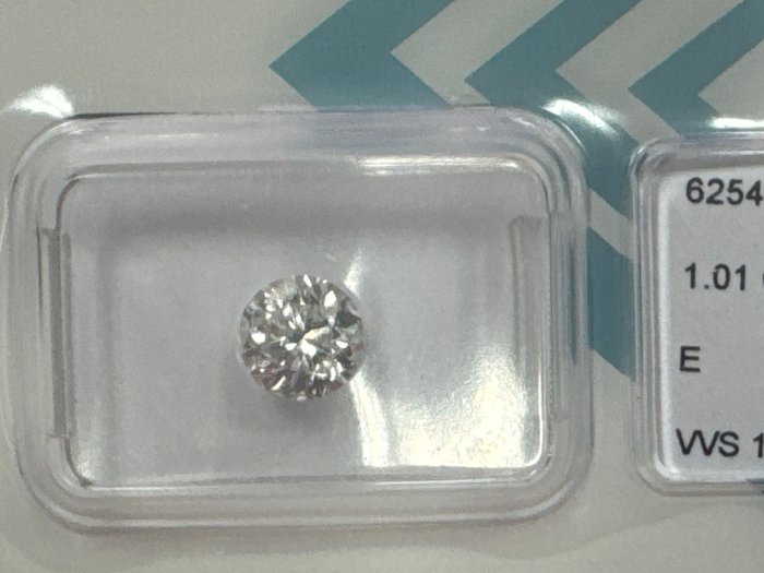 1 pcs Diamant  (Natur)  - 100 ct - Rund - E - VVS1 - International Gemological Institute (IGI)