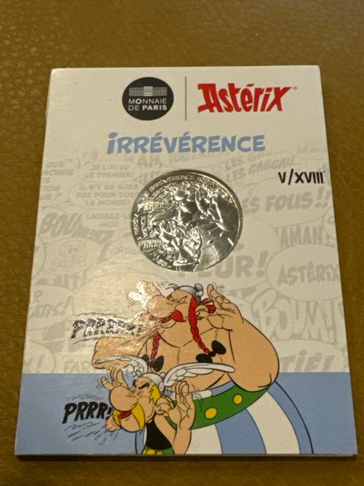 Frankrig. 10 Euro 2022 - Asterix und Obelix - Irreverence - 17g  (Ingen mindstepris)