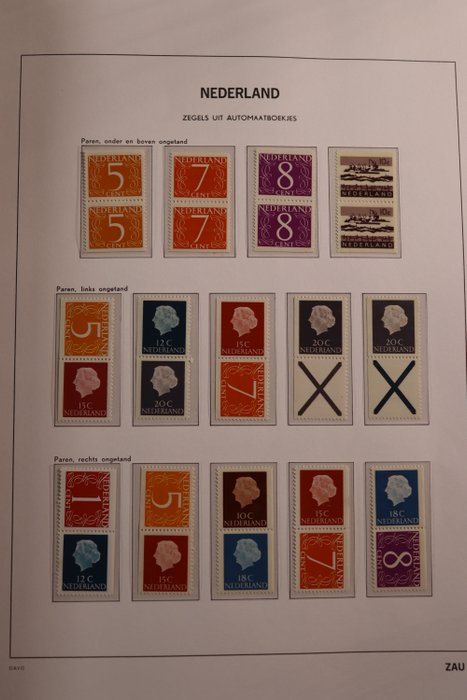 Holland 1964/2001 - Komplet samling af kombinationer fra maskinhæfter i Davo LX + kassette