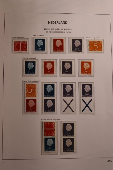 Holland 1964/2001 - Komplet samling af kombinationer fra maskinhæfter i Davo LX + kassette