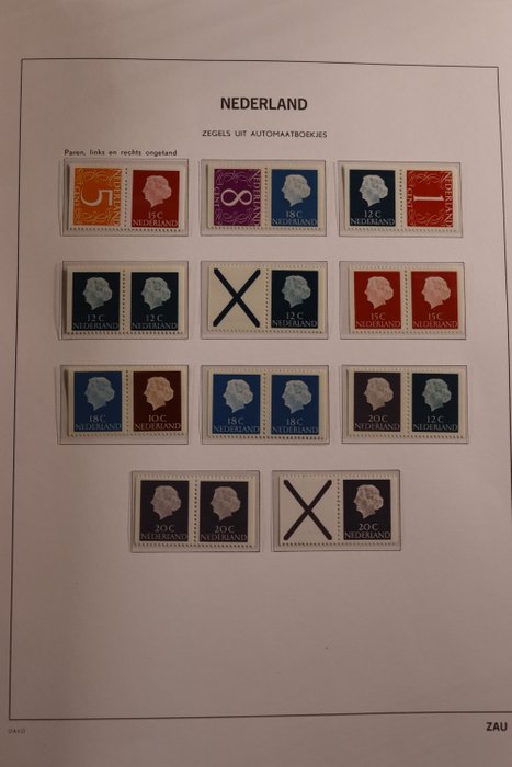 Holland 1964/2001 - Komplet samling af kombinationer fra maskinhæfter i Davo LX + kassette