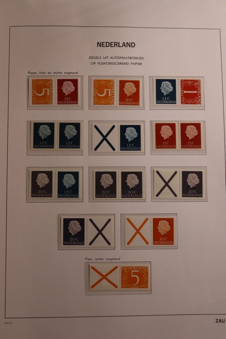 Holland 1964/2001 - Komplet samling af kombinationer fra maskinhæfter i Davo LX + kassette