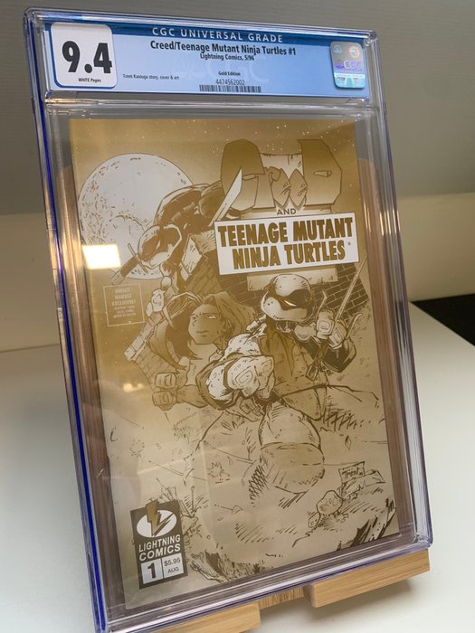 Creed/Teenage Mutant Ninja Turtles #1 - Gold Edition - 1 Graded comic - Første udgave - 1996 - CGC 9.4