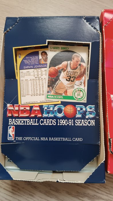 1990/91 Hoops NBA - 10 Pack - Glimrende (EX)