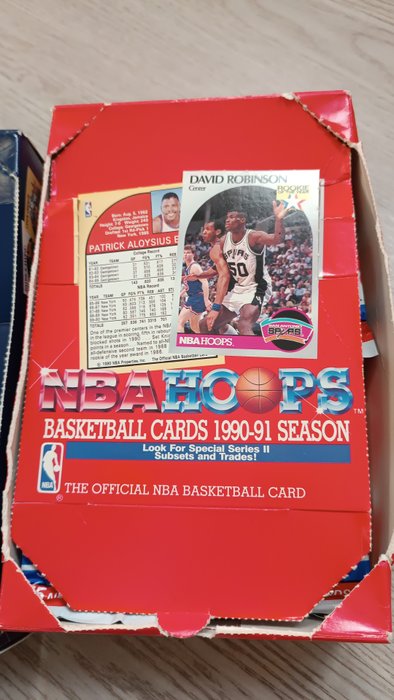 1990/91 Hoops NBA - 10 Pack - Glimrende (EX)