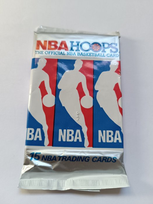 1990/91 Hoops NBA - 10 Pack - Glimrende (EX)