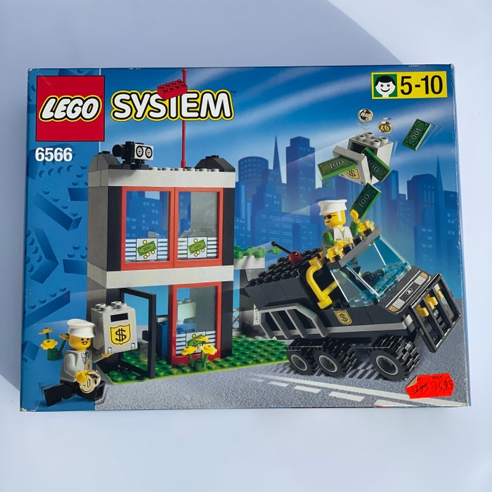 Lego - lego 6566 Bank met doos uit 1997 !