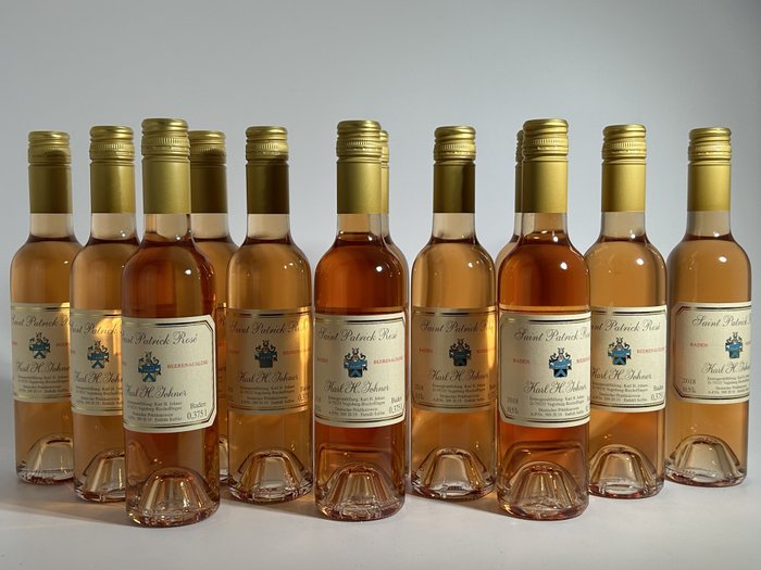 2018 Weingut Karl H. Johner Saint Patrick Beerenauslese Rose - Baden - 12 Halvflaske (0,375 L)