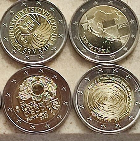 Europa. 2 Euro 2014/2024 (25 moedas)  (Ingen mindstepris)