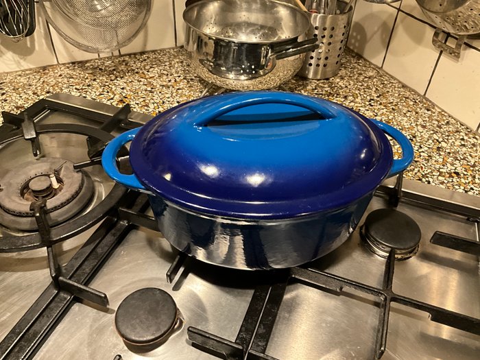 Pande - støbejern emaljeret - Stil Le Creuset