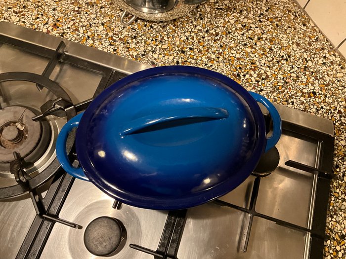 Pande - støbejern emaljeret - Stil Le Creuset