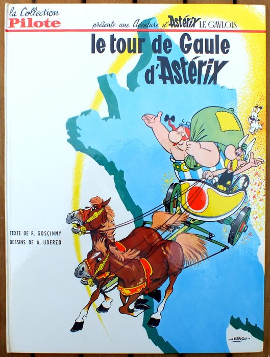 Asterix T5 - Le Tour de Gaule d'Astérix - C - 1 Album - Første udgave - 1965