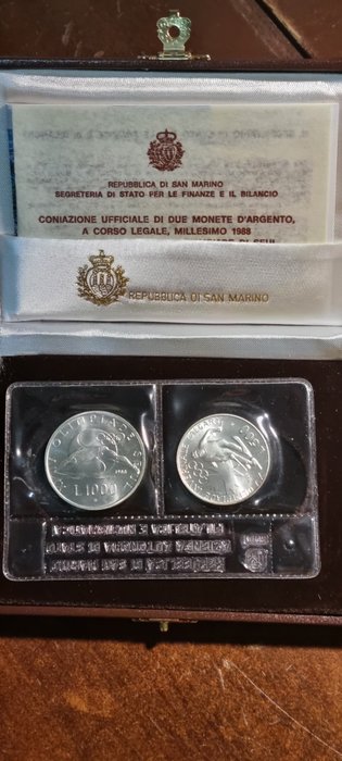 San Marino. Commemorative coin 1983-1992 (14 monete)  (Ingen mindstepris)