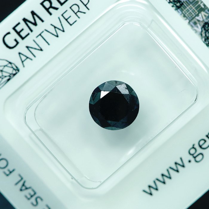 Ingen mindstepris - 1 pcs Diamant  (Farvebehandlet)  - 205 ct - Ikke specificeret i laboratorierapporten - Gem Report Antwerp (GRA)