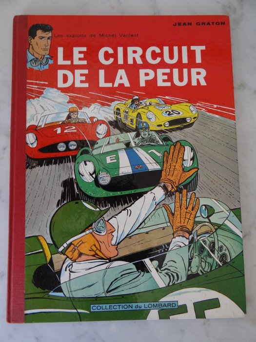 Michel Vaillant T3 - Le Circuit de la peur - C - 1 Album - Første belgiske udgave - 1961