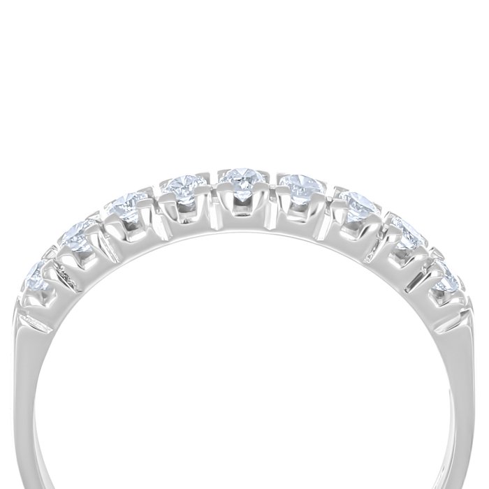 Ring - 18 kraat Hvidguld -  027ct tw Diamant (Natur)