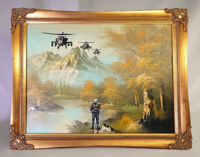 Fictional World (1980) - Banksy´s Glowing Smiley Soldier